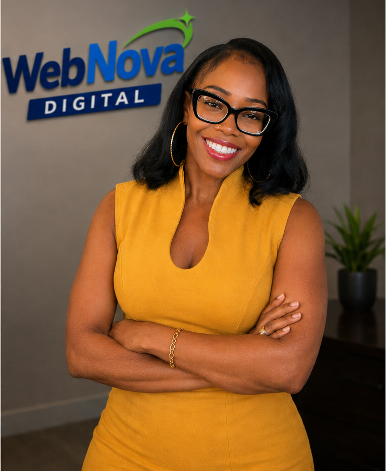 Shamel Thompson, owner of WebNova Digital