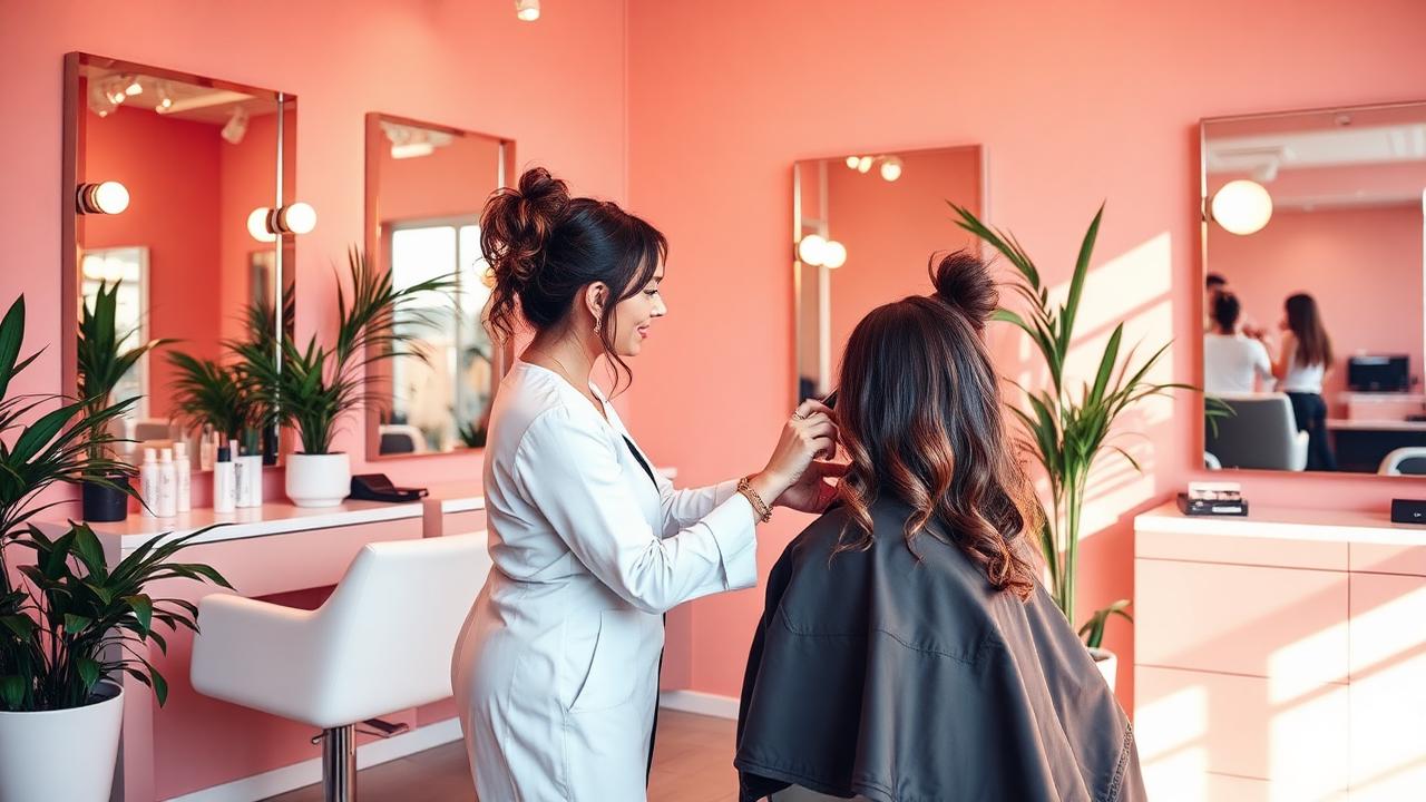 Hair Salon website concept preview